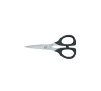 KAI 7150 - Tijeras para costura de 15 cm. Punta fina y filo recto. Acero al carbono con vanadio. Black 15 cm