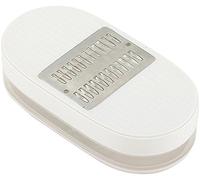 KAI Rallador de juliana Select, grueso de acero inoxidable - Dimensiones: 13,6 x 7 x 3,2 cm con recipiente colector y brocha de madera