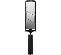 KAI Rallador micro de Michel Bras, negro - Superficie de rallado: 15,4 cm / Mango: 11,5 cm - Rallador de verduras, rallador gourmet