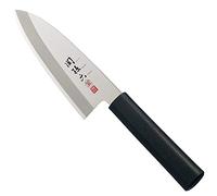 KAI Seki Magoroku Kinju y Hekiju Deba zurdo 15,0 cm longitud de la hoja - 8A solid & SUS420J2 - 58 & 56 (±1) HRC - hecho a mano - madera de Pakka & plástico PP - cuchillo japonés - Hecho en Japón