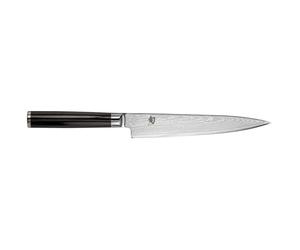 Kai Shun Classic Cuchillo Multiusos 15 cm silver / black de acero con mango de madera pakka.