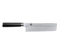 KAI Shun Classic Nakiri 16,5 cm longitud de la hoja - Cuchillo de Damasco 32 capas núcleo VG MAX - 61 (±1) HRC - Mango de madera Pakka - Hecho en Japón - cuchillo de cocina japonés cuchillo de cocina
