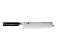 Kai Shun Premier Tim Mälzer Minamo Santoku 20cm de acero Damascus con mango de Pakkawood negro
