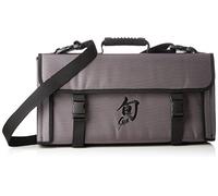 KAI Shun Premium gran bolsa para cuchillos para 9 cuchillos grandes y 8 pequeños, dimensiones abierta 102 x 49 cm, cerrada 50 x 27 x 10 cm - Bolsa para cuchillos de cocina