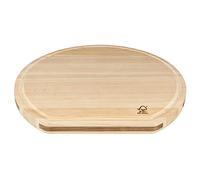 KAI Tabla de cortar Shun Hinoki D-Type reversible - Usable por ambos lados, con canaleta para jugos en la parte trasera - Ciprés japonés - Dimensiones: 36 x 33 x 2,5 cm - Tabla de cortar de madera