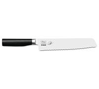 KAI Tim Mälzer Kamagata cuchillo de pan japonés 23,0 cm longitud de la hoja - acero inoxidable 4116 forjado - 56 (±1) HRC - mango de POM pulido - cuchillo universal con sierra - Hecho en Japón