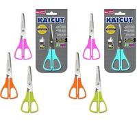 Kaicut PT-0017 - Blister Tijera Escolar, surtido (Paquete de 2) Multicolor