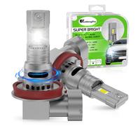 KaiDengZhe H11 LED Bombilla para Faros, Nueva Actualización 20000LM Tamaño 1:1 Bombilla H11 H8 LED 6000K 70W Kit de Conversión de Luce Altas/Bajas para Automóvil Súper Brillante Plug and Play - 2PCS