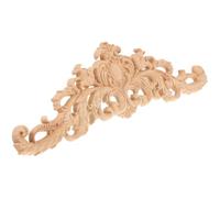 KAILIKETIY Aplique Tallado en Madera Maciza Diseño Clásico Elegante, Superficie Lisa sin Rebabas para Adornos de Puertas y Muebles Adecuado para Embellecimiento del Hogar