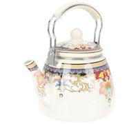 KAILIKETIY Tetera Esmaltada de 3.3 L para Cocina, Hervidor de Agua Cuerpo Grueso y Boquilla Grande, Compatible Fogón de Gas y Estufa Eléctrica