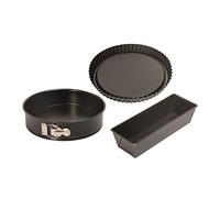 Kaiser Original Classic - Juego de moldes para Horno (3 Unidades, 26 cm de diámetro, 30 cm de diámetro, Acero Antiadherente, 32 x 31 x 12 cm, 3 Unidades)