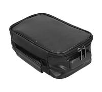 kaisudiAP Bolsa de Documentos ignífuga con Cerradura pequeña Bolsa de Documentos ignífuga portátil para Viajes de Oficina en casa (Negra)
