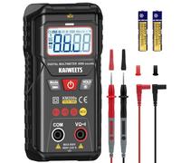 KAIWEETS Multímetro Digital KM200s con True RMS, Medición Automática, Detector de Voltaje sin Contacto NCV, Probador de Continuidad, Diodos, Ohmios - CAT II 600V, Certificado CE/RoHS