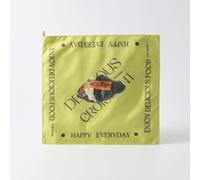 KAIYUEMAOYI Funda antipolvo tela para electrodomésticos cocina - funda para microondas y horno con diseño comida - para horno , Negro Croissant Terciopelo Corto Toalla Universal , 40*40cm