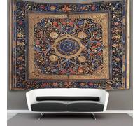 kaiyun Estilo geométrico árabe Decoraciones Tapiz Para Colgar En La Pared Medieval Ilustración Impresión 3D Manta De Pared Póster Ideal Como Decoración De Habitación, Salón Y Dormitorio 100cmx150cm