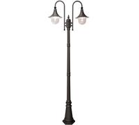 Kaja Boston lámpara de pie para exteriores 2x60 W negro K-8132CZARNY