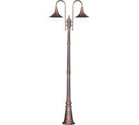 Kaja Boston lámpara de pie para exteriores 2x60 W negro-oro K-8127CZARNY/ZŁOTY
