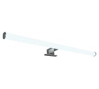 kalb | Lámpara empotrable LED de 600 mm, 230 V, para baño, cromada, 600 mm, luz blanca tra