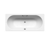 Kaldewei Ambiente - Bañera rectangular Classic Duo 110, 180x80 cm, con orificios para asas, efecto perla, antideslizante, blanca 291010223001