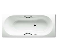 Kaldewei Ambiente - Bañera rectangular Vaio Set Star 957, 160x70 cm, con orificios para agarradero, blanca 233723000001