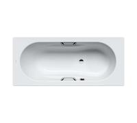 Kaldewei Ambiente - Bañera rectangular Vaio Set Star 957, 160x70 cm, con orificios para asas, todo antideslizante, blanca 233734010001