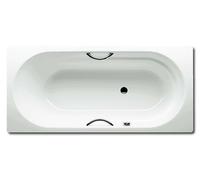 Kaldewei Ambiente - Bañera rectangular Vaio Star 961, 170x80 cm, con orificios para agarradero, Perl-Effekt, blanca 234123003001