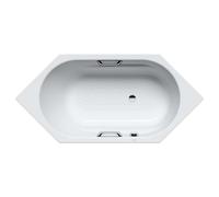 Kaldewei Ambiente - Bañera Vaio 6 Estrellas, modelo 959, 190x90 cm, con orificios para asas, antideslizante, efecto Perl, blanca 233934013001