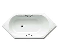 Kaldewei Ambiente - Bañera Vaio 6 Star 959, 190x90 cm, con agujeros para agarradero, blanca - bañera, antislip en toda la superficie, Perl-Effekt, rebosadero no estándar, agujeros para agarradero 2339