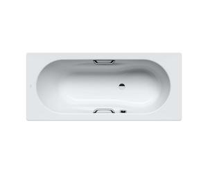 Kaldewei Ambiente - Bañera Vaio Set Star 947, 180x80 cm, agujeros para asas, efecto perla, blanco 234700013001