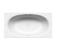 Kaldewei Avantgarde - Bañera Ellipso Duo 230, 190x100 cm, con orificios para asas, antideslizante en toda su anchura, efecto Perl, blanca 286010213001