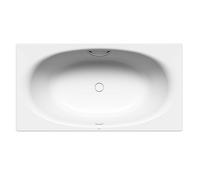 Kaldewei Avantgarde - Bañera Ellipso Duo 230, 190x100 cm, con orificios para asas, efecto perla, blanco 286010113001