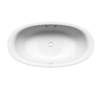 Kaldewei Avantgarde - Bañera Ellipso Duo Oval 232, 190x100 cm, con orificios para asas, antideslizante, blanca 286210220001