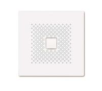Kaldewei Avantgarde - Plato de ducha cuadrado Conoflat 852-2, 80x80 cm, blanco - plato de ducha, Perl-Effect, soporte de poliestireno 466848043001