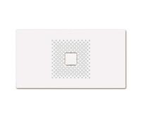 Kaldewei Avantgarde - Plato de ducha rectangular Conoflat 855-2, 80x150 cm, blanco - plato de ducha, antideslizante, efecto Perl, soporte de poliestireno 467135003001