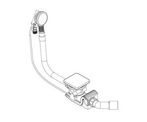 Kaldewei Conoduo sifón para bañera blanco 687772020001