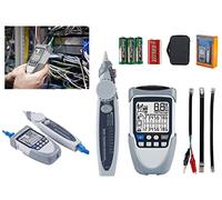 KALEA-INFORMATIQUE Comprobador Profesional de Redes Digitales LCD RJ45 RJ11. Mapeo, Continuidad, PoE, Tensión, Localización, Puerto Intermitente y Linterna - VP612