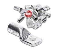 Kalitec 10x Terminales de Cable Tubular 35 mm² M6 - Conectores de Cobre
