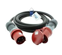 KALLE DAS KABEL H07RN-F 5G - Cable alargador CEE (goma, 16,0 mm², 400 V, 63 A, 5 m)