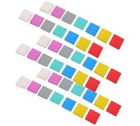 KALLORY 60 Unidades Borrador de Dibujo para Bocetos de Goma Suave y Moldeable, Tamaño 4.50x3.50x1.00 Cm, Adecuado para Lápiz y Grafito en Escuela y Dibujo Varios estilos