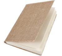 KALLORY Bloc de Notas en Blanco de Cuero DIY Estilo Japonés para Apuntes