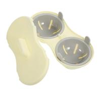 KALLORY Escalfador de Huevos Tapa que Previene el Desbordamiento de Vapor para Microondas de Pp Resistente al Calor Adecuado para Cocina Minimalista Reutilizable