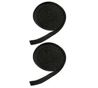 KALLORY Tira de Fieltro Autoadhesiva Negra 2 Cm X 1 M, 2 Piezas, Resistente al Calor, para Sellado y Protección Antideslizante de Muebles y Suelos Hogar