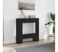 Kaloriko Repisa de chimenea con superficie de almacenamiento para chimeneas eléctricas, aspecto de roble, material de madera, 81 x 18 x 82 cm