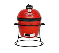 Kamado Joe KJ13RH Joe Jr. Barbacoa de carbón de cerámica en rojo fuego