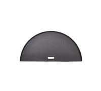 Kamado Joe Plancha Reversible de Hierro Fundido Classic Joe Half Moon Accesorios para Parrillas de carbón, Black