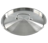 KAMBERG - Tapa de acero inoxidable 18/10 cepillada, de 32 cm de diámetro, sin PFAS, apta para todas las cocinas