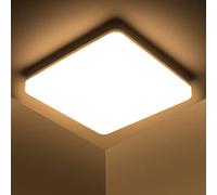 Kambo LED Lámpara de Techo 48W Plafon Cuadrada 4320LM Blanco Cálido 3000K