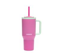 Kambukka Río, Vaso Térmico con Asa, 1000 ml, Bubblegum Mint, Tapa con Cierre Hermético