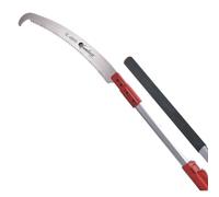 KAMIKAZE Serrucho Telescópico 330-BH de 3 m para Podar en Altura. Diseño Ultra Ligero. Sierra Extensible de Podar Manual con Mango Ergonómico. (3 metros + Gancho Superior)