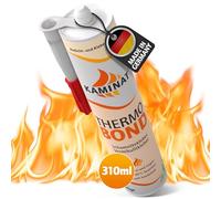 KAMINAT Adhesivo refractario resistente al fuego hasta 1000 °C para chimenea y horno